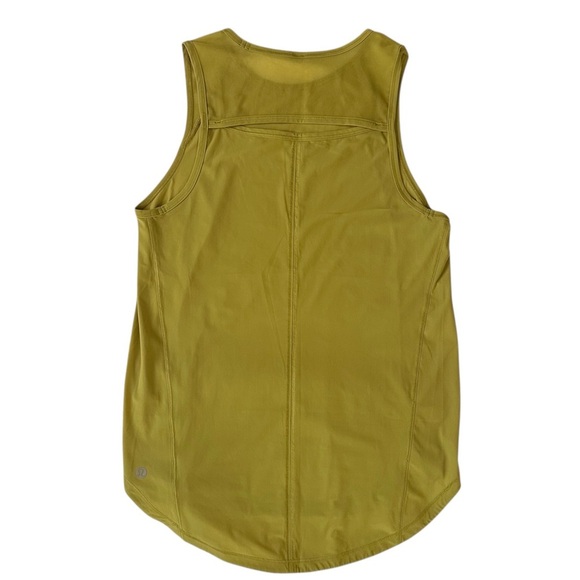 Lululemon Sculpt Tank - Yellow Pear SZ 4 - Picture 3 of 6